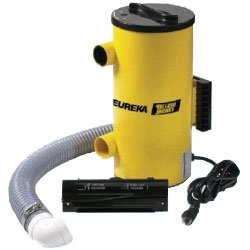 Eureka CV140 Yellow Jacket Central Vacuum with Vac-U-Sweep Vac Pan Kit - White