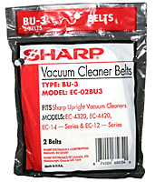 Sharp Belt Flat Type BU3 Home-Maker Upright 2 Pack