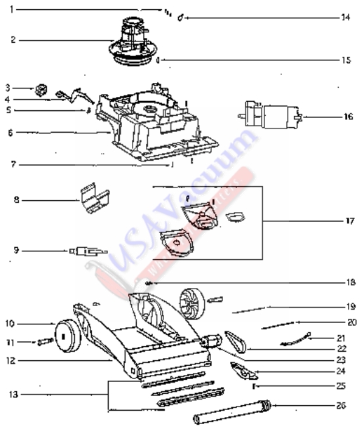 Eureka 2565 - Atlantis Upright Extractor