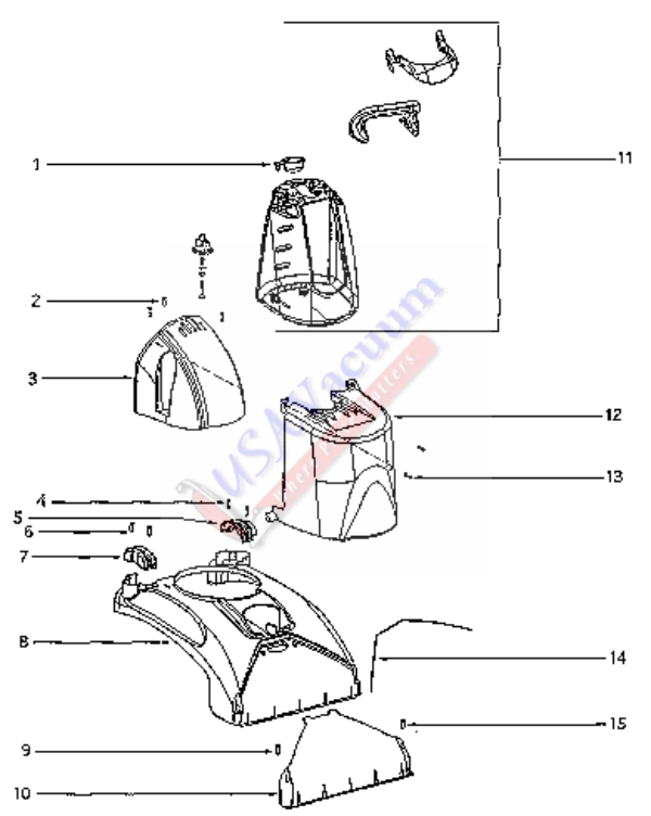 Eureka 2565 - Atlantis Upright Extractor