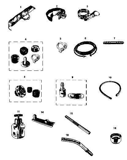 Rexair Rainbow E2 Aquamate E Series Optional Equipment